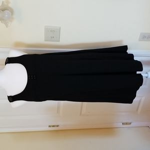 Laundry by Design Black  Pleated Dress